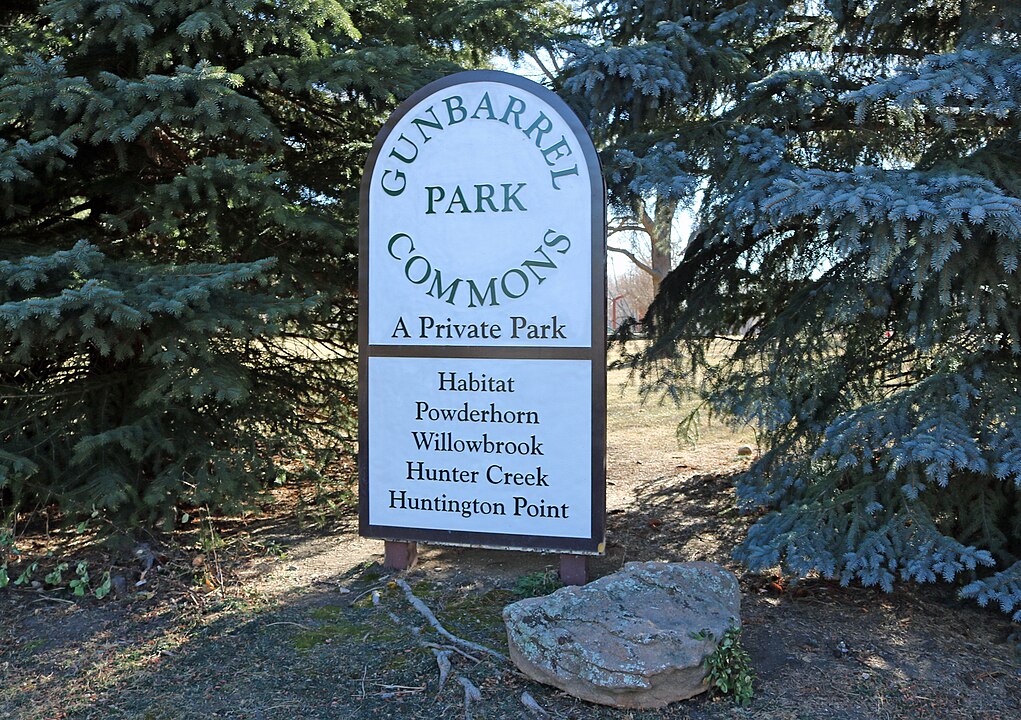 Gunbarrel Commons Park, a private park located in Gunbarrel, Colorado